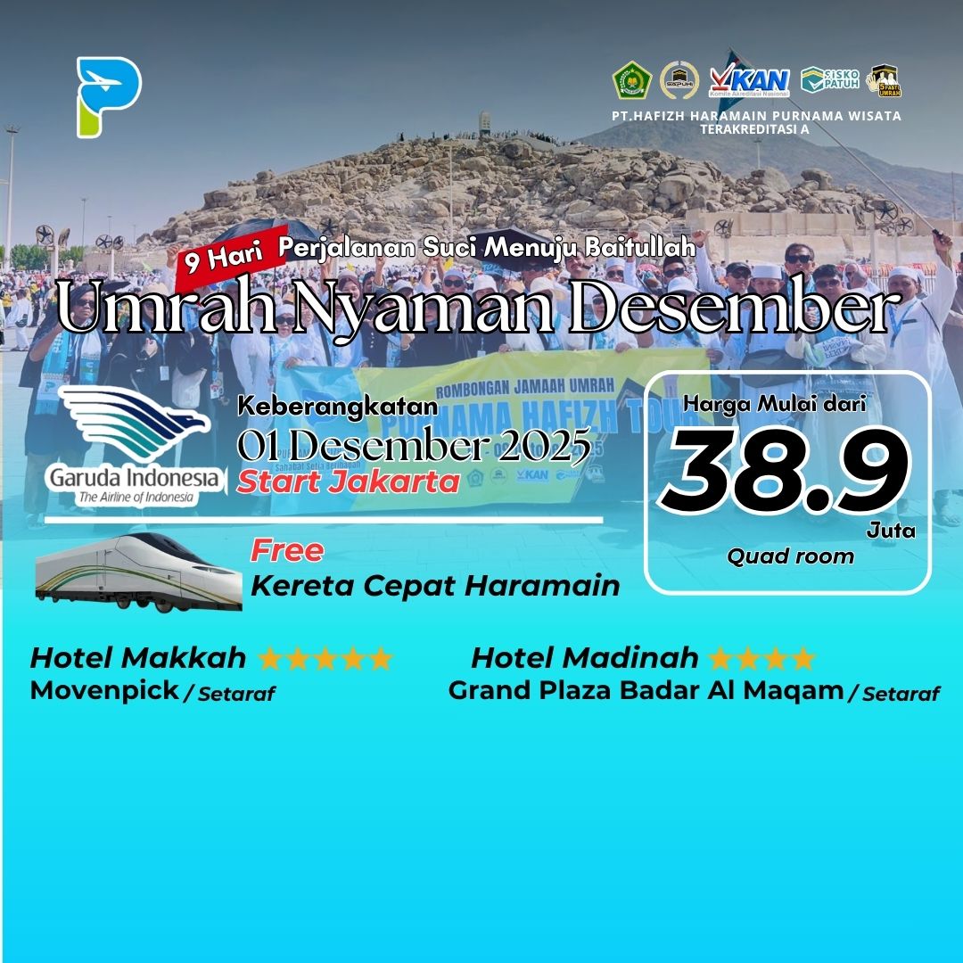UMRAH AWAL DESEMBER 01 DESEMBER 2025 
