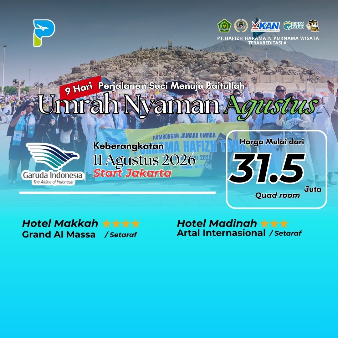 UMRAH REGULER 11 AGUSTUS 2026 