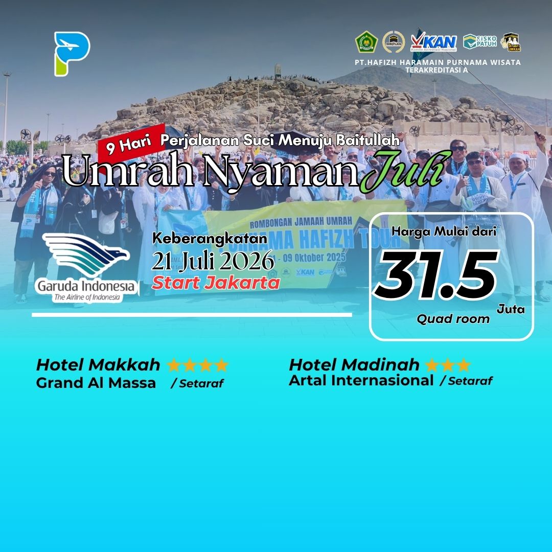 UMRAH REGULER 21 JULI 2026 