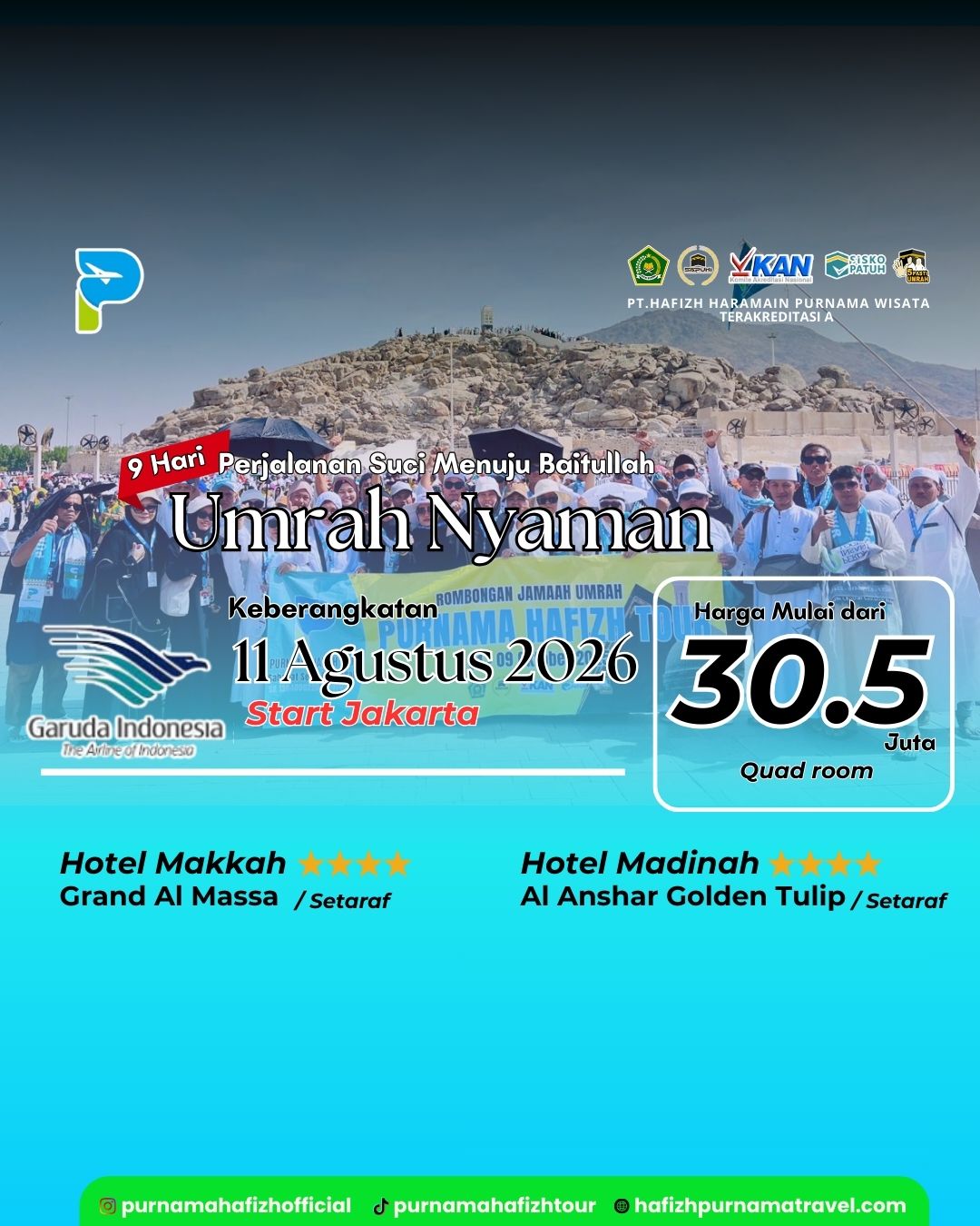UMRAH REGULER 11 AGUSTUS 2026 